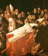 death of st. buenaventura Francisco de Zurbaran
